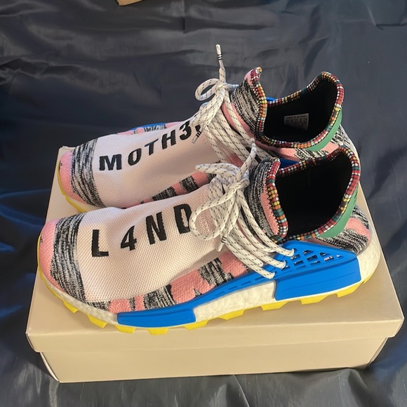Adidas Pharrell Williams Solar Hu NMD Size 11.5 Used - Picture 3 of 12